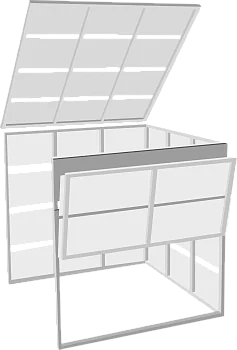 Дополнительная секция оцинкованная